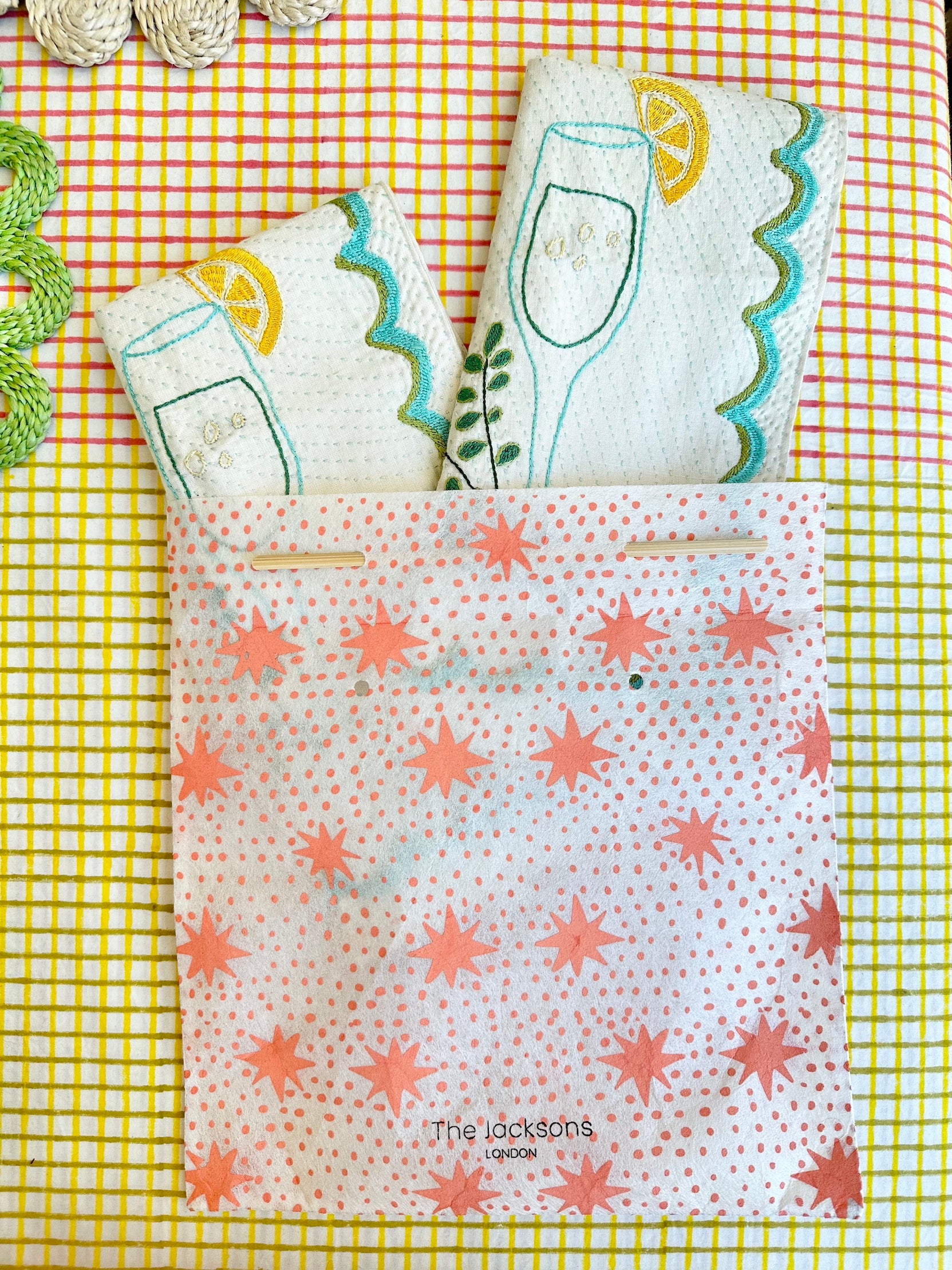 SAMPLE Pasta napkins- Set of 2 - Image 3