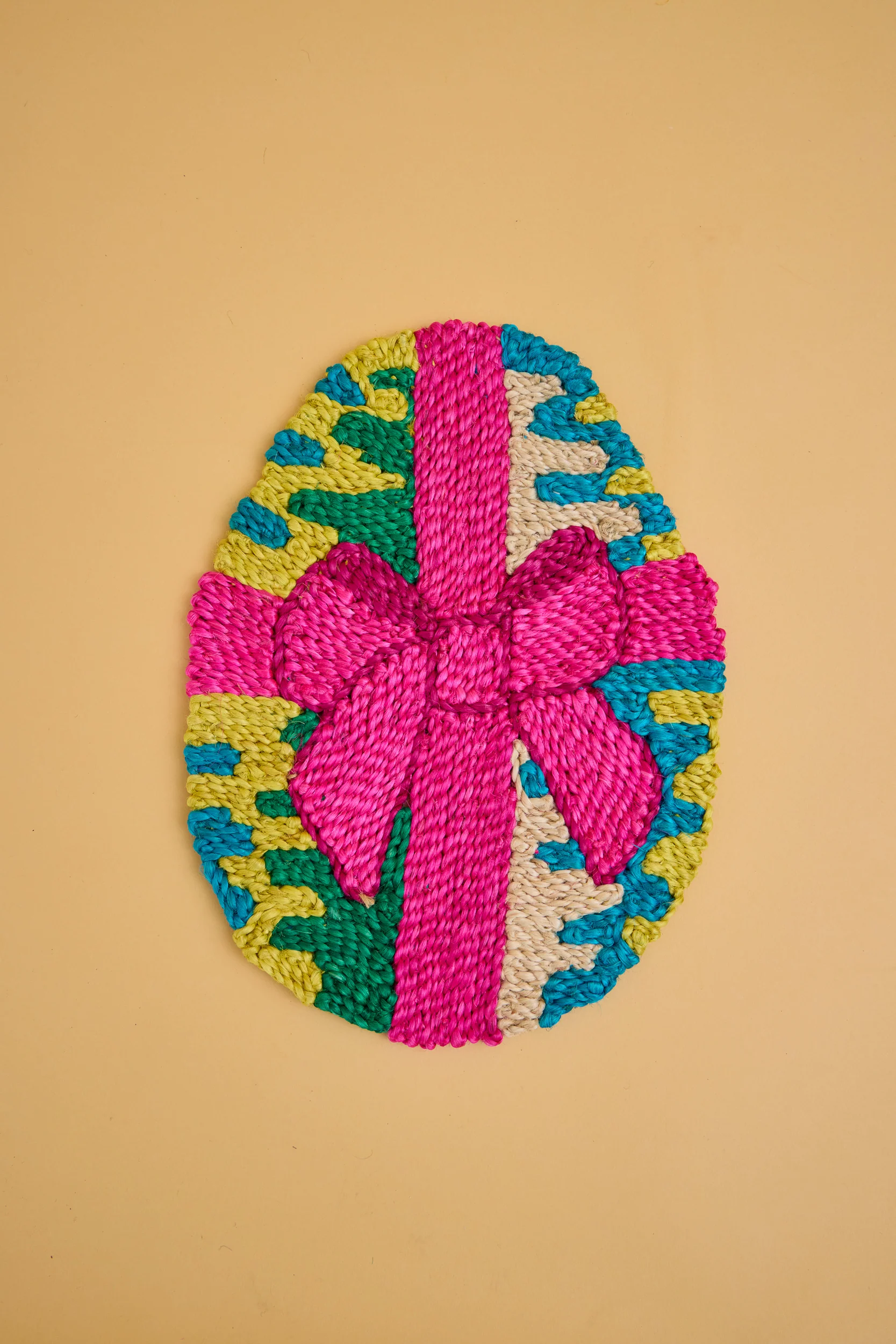 Easter Egg Placemat with Pink Bow - Image 2