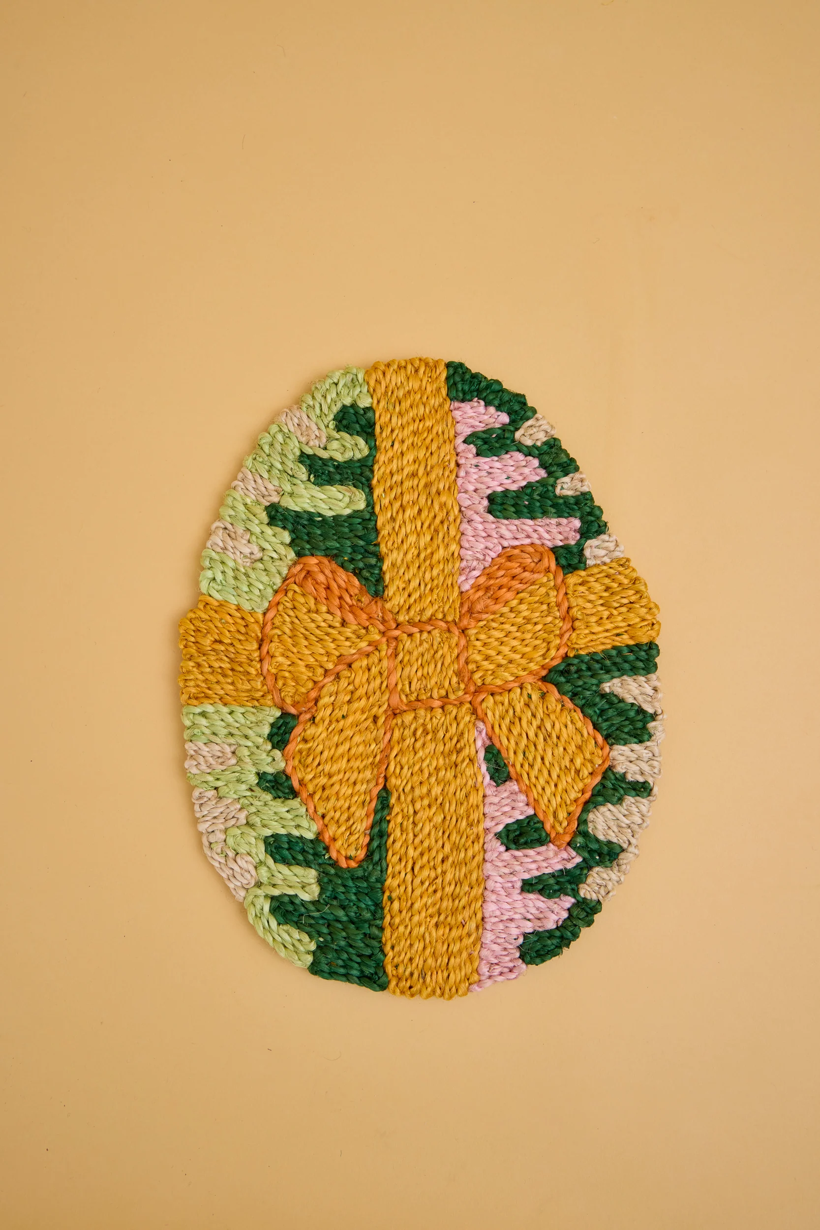 Easter Egg Placemat with Yellow Bow