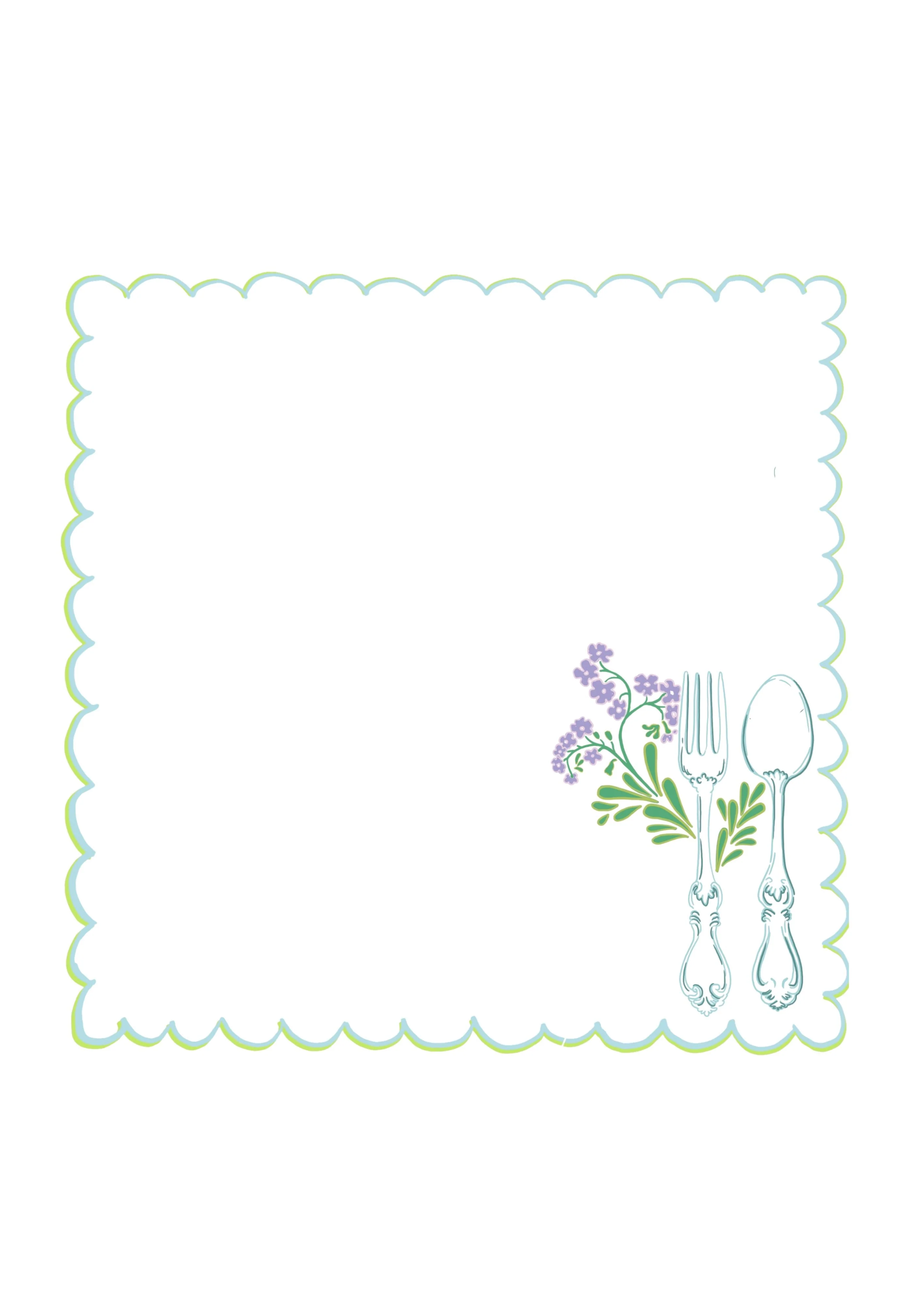 SAMPLE Pasta napkins- Set of 2