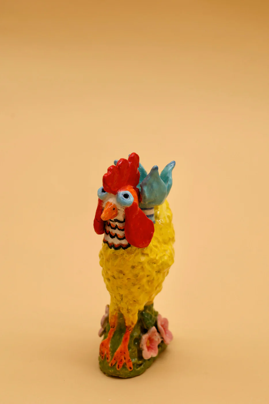 Large Chick Hand-sculpted Candlestick - Image 8