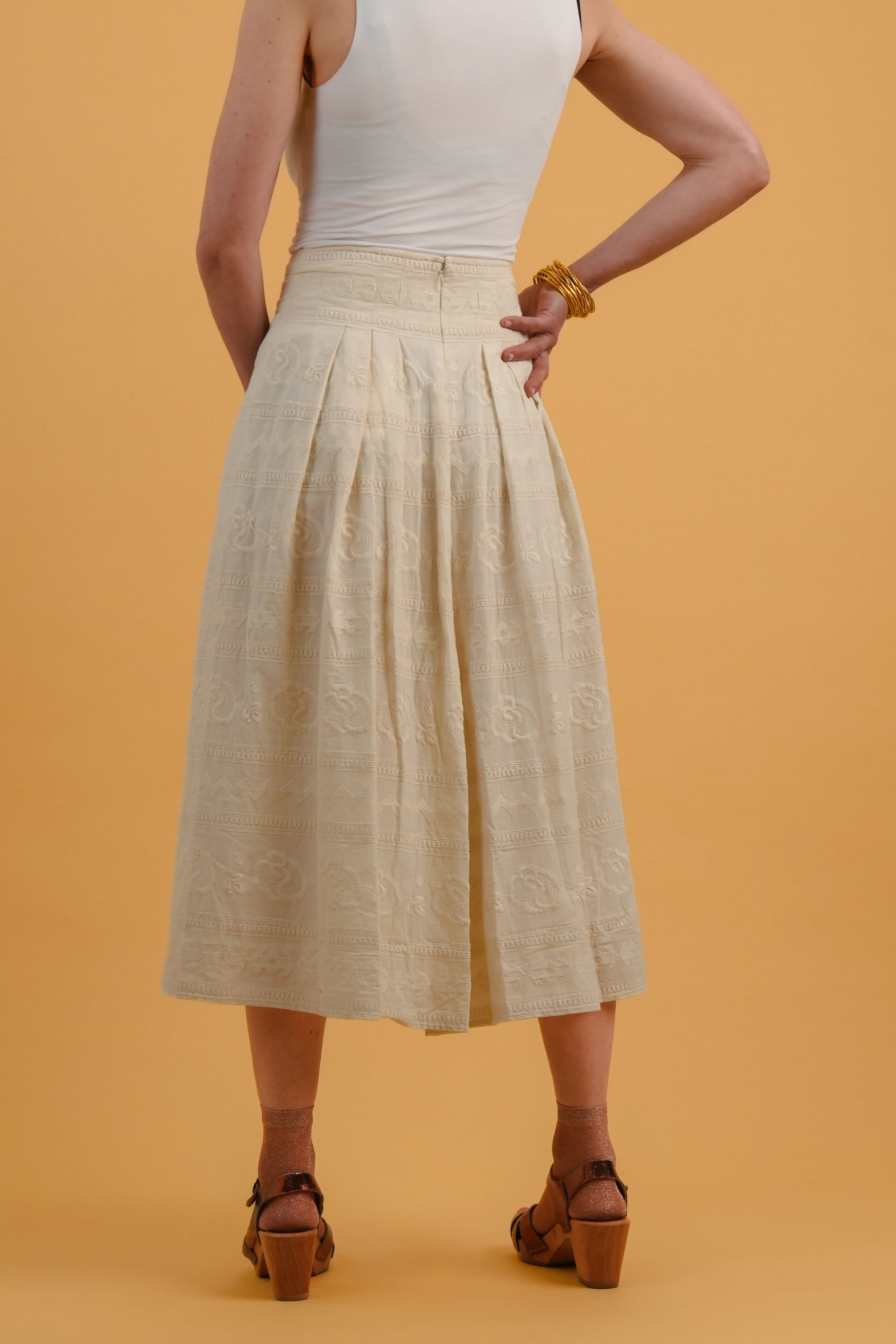 Laure ecru skirt - Image 3