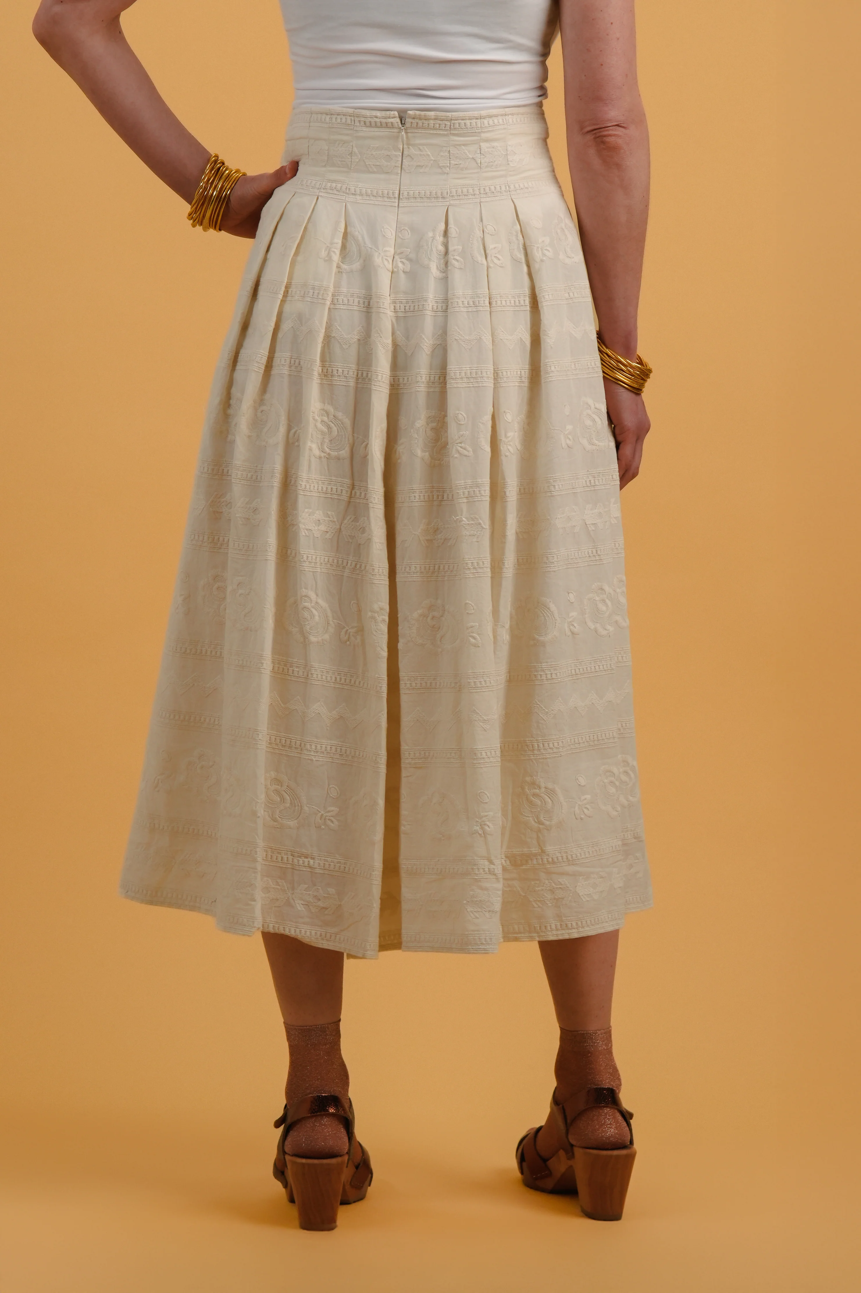 Laure ecru skirt - Image 4