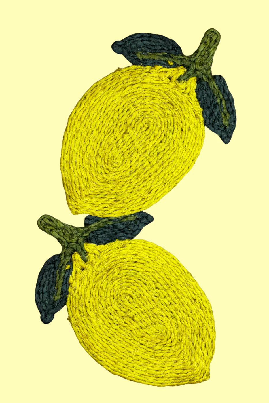 Lemon Coasters, Set of 2