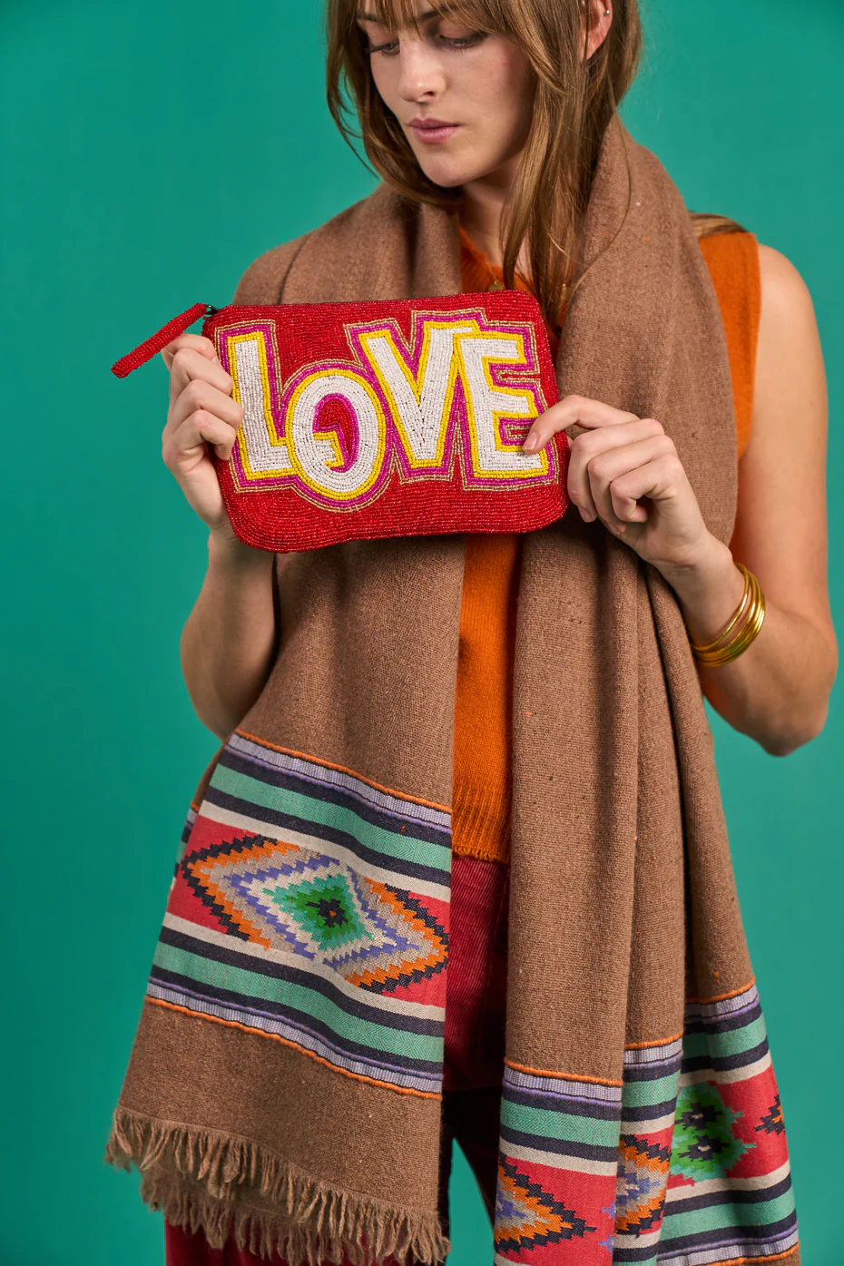 Love Beaded Clutch - Image 3