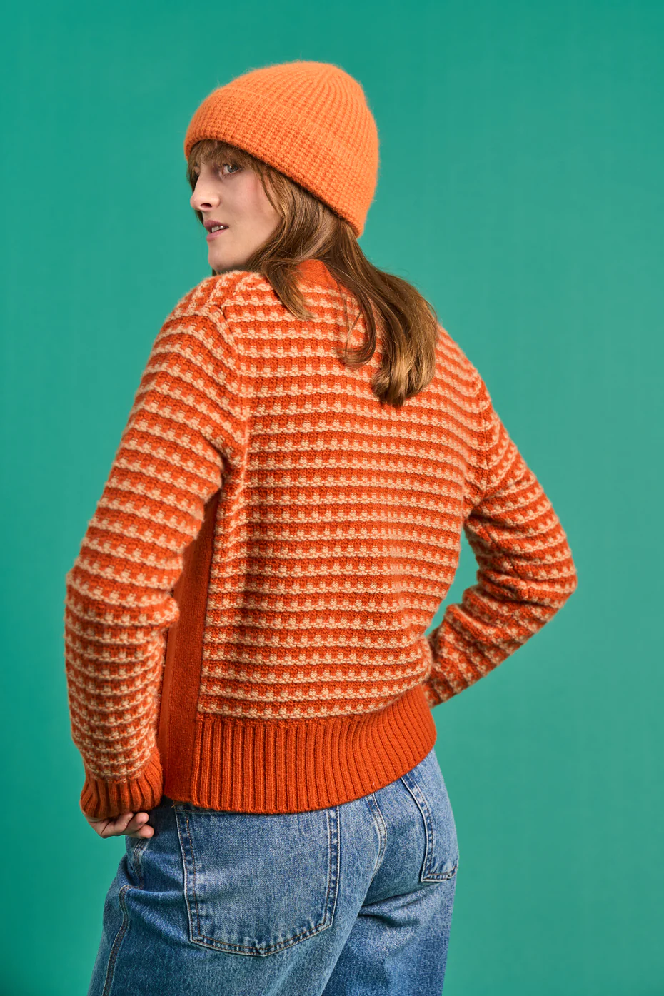 Marguerite Textured Cashmere Cardigan - Image 3