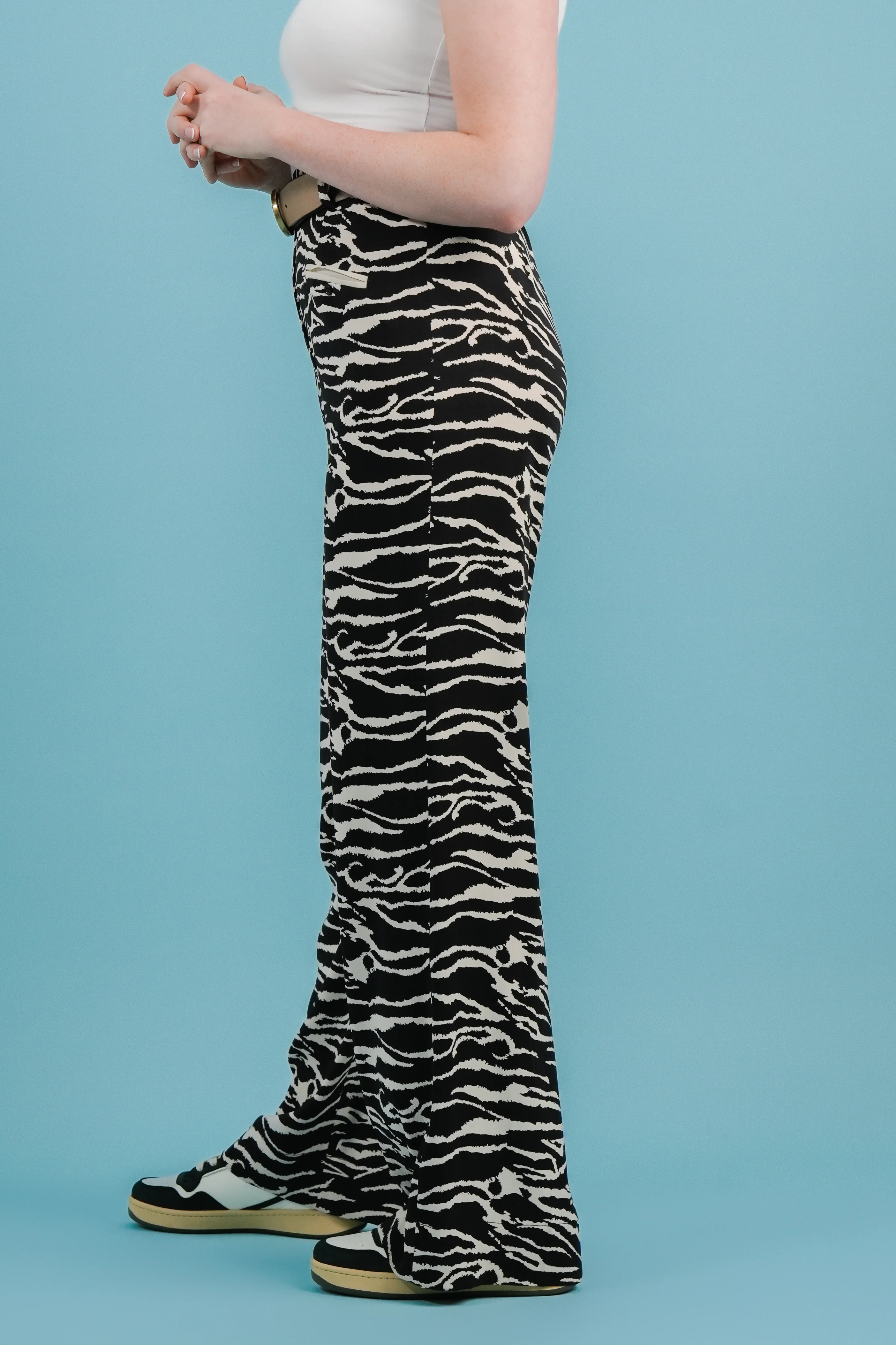 Naima Zebra Trousers - Image 2