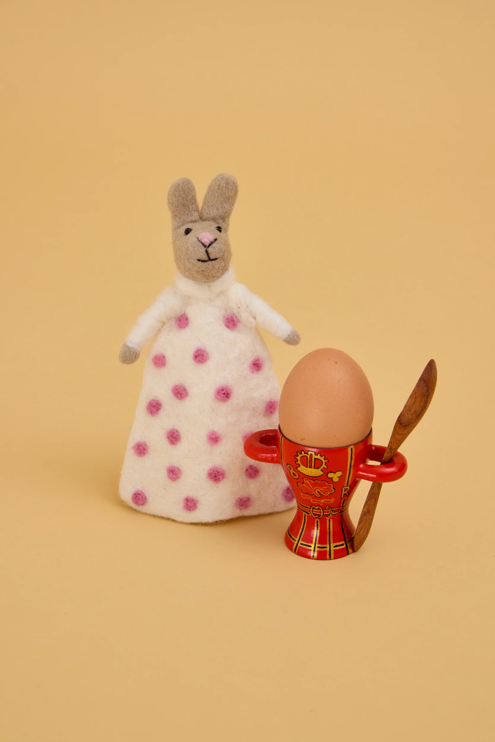 White Easter Bunny Egg Cosy - Image 2